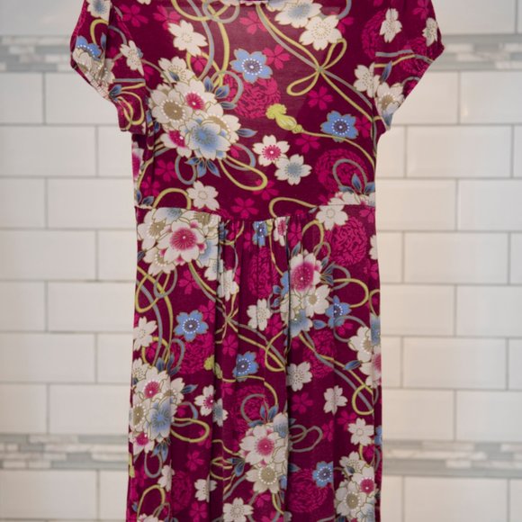 Floral Kimchi Blue jersey dress - Picture 2 of 4